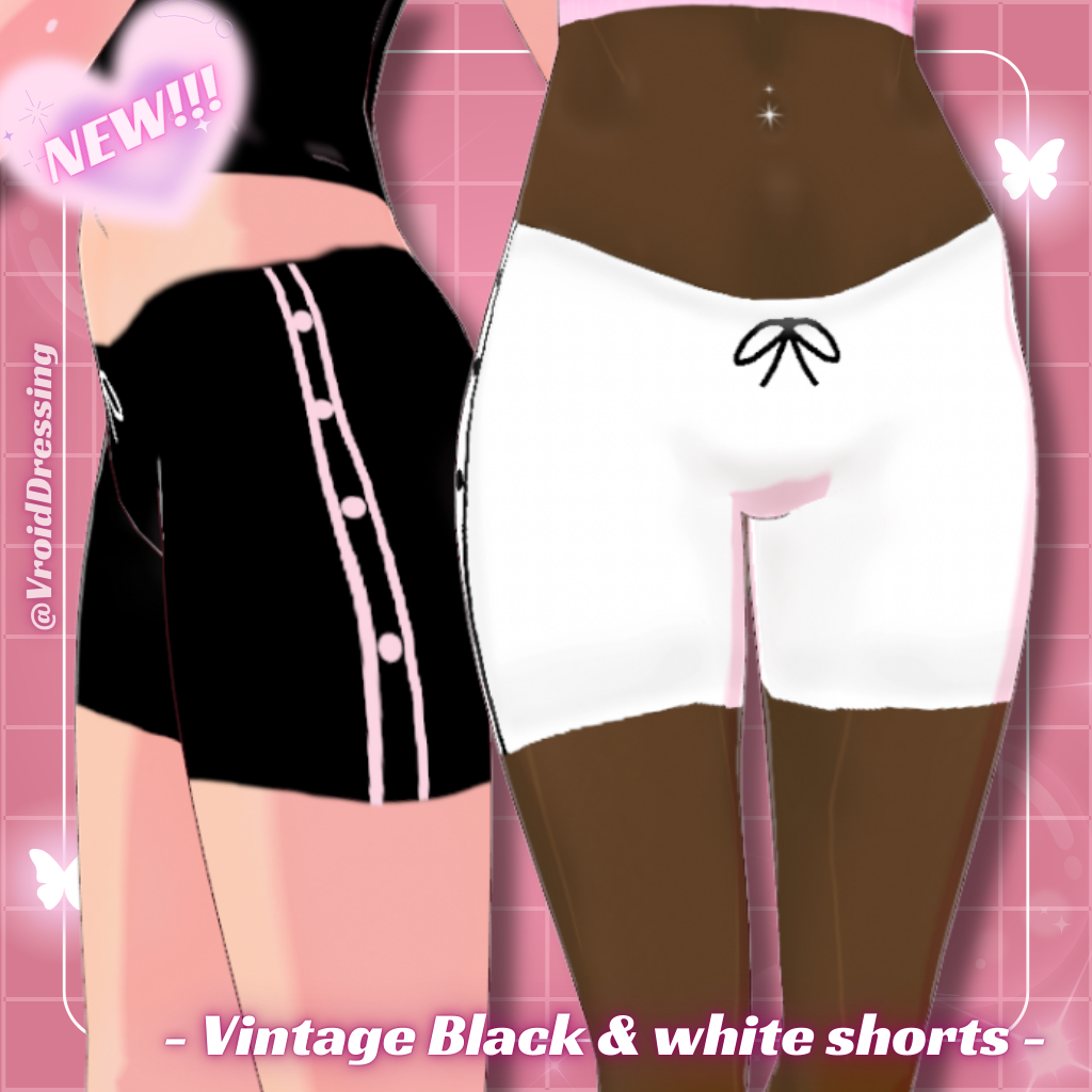 B and W shorts