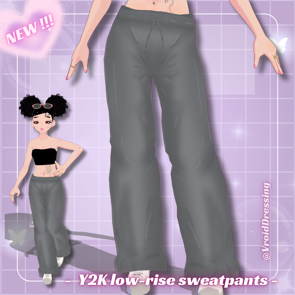 Low-rise sweatpants